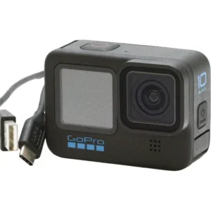 Go Pro 10 BLACK ゴ―プロ 本体、充電ケーブルのみ デジタルビデオカメラ アクションカメラ ※通電.動作未確認