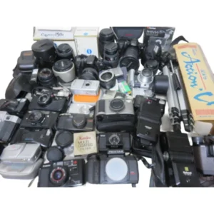 se275 大量 カメラ ジャンク扱 ニコン/ペンタックス/ナショナル/リコー/キヤノン/FUJIFILM/三脚/ミノルタ/タムロン
