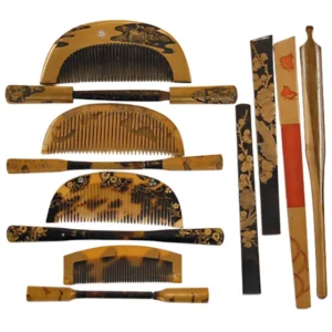 アンティーク 鼈甲蒔絵他 櫛 笄 簪