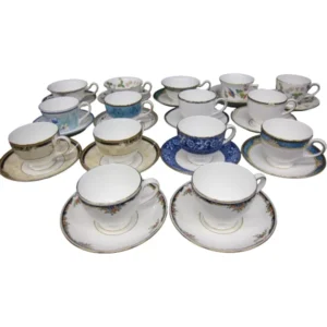 ウェッジウッド 各種カップ＆ソーサー 計15客 ワイルドストロベリー・キャベンディッシュ・オズボーン