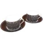 エルメス H DECO アッシュデコ カップ＆ソーサー2客 モーニングカップ ブレックファースト 箱有