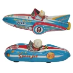 ブリキ玩具増田屋ロケット2種 計2点