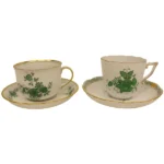 ヘレンド アウガルテン アリアテレジア インドの華 カップ＆ソーサ― 2セット