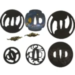 刀剣用品 刀装具 刀の鍔のようなもの 鍔 目貫など