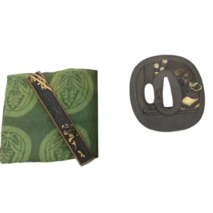 刀装具 鍔 利寿作 小柄 後藤仙乗 花押 2点おまとめ