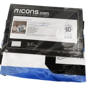 リオネル・メッシ サイン入りホームユニフォーム