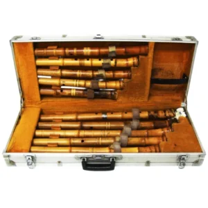 尺八 10点セット 銘あり (竹治 仙山 隆峰 蘭畝 沢仙 容山) 収納ケースあり