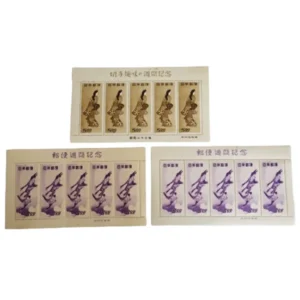 月に雁 見返り美人5枚シート 計3枚