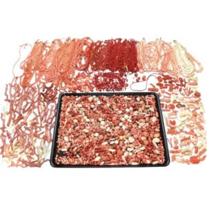 珊瑚 サンゴ ルース 赤 桃色 コーラル 枝 大量 約4kg