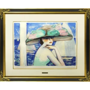 絵画 J.P.カシニョール 八月の一日