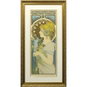 絵画 アルフォンス・ミュシャ 羽根