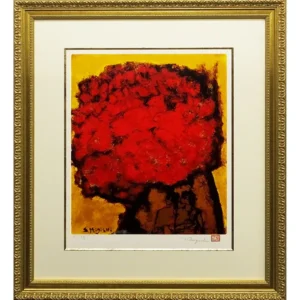 絵画 三岸節子 花