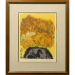 絵画 三岸節子 花瓶の花