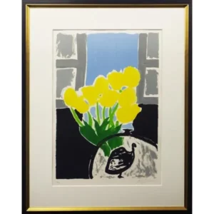 絵画 三岸節子 黄色い花