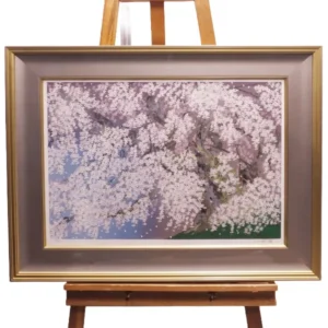 絵画 中島千波 三春の瀧桜