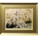 絵画 中島千波 瑠璃寺の枝垂桜