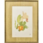 絵画 小磯良平 椿と洋蘭