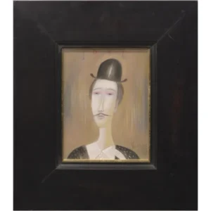 絵画 斎藤真一 1986年の自画像