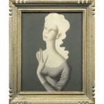 絵画 東郷青児 婦人像