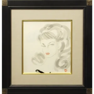 絵画 東郷青児 婦人像