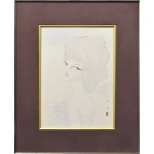 絵画 東郷青児 婦人像