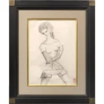 絵画 東郷青児 婦人像