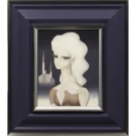 絵画 東郷青児 白いネッカチーフ