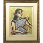 絵画 梅原龍三郎 中国服の女