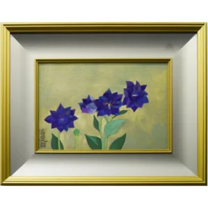 絵画 浜田台児 桔梗