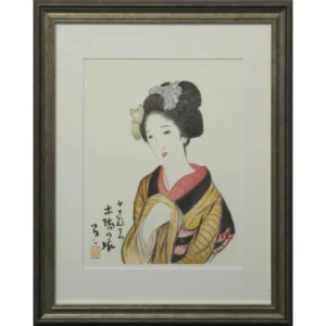 絵画 竹久夢二 木場の娘