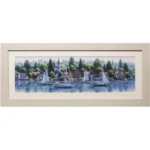 絵画 笹倉鉄平 ボーデン湖からライン河へ