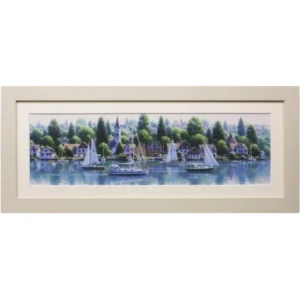 絵画 笹倉鉄平 ボーデン湖からライン河へ