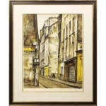 絵画 荻須高徳 カンカンポワ通り