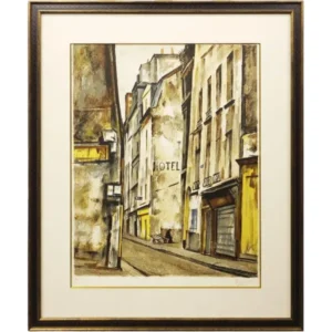 絵画 荻須高徳 カンカンポワ通り