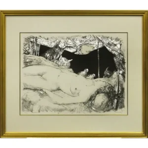 絵画 藤田嗣治 夢