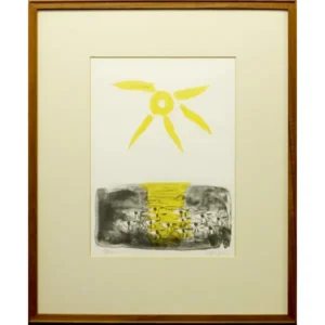 絵画 香月泰男 オホーツクの朝「北海道」より