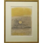 絵画 香月泰男 サラミス沖の太陽