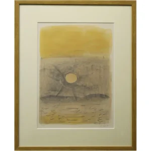 絵画 香月泰男 サラミス沖の太陽