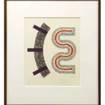 菅井汲 (兵庫県) SOLEIL 抽象画 本人サイン 幾何学 スピード 絵画 版画 現代アート 現代美術品 保証