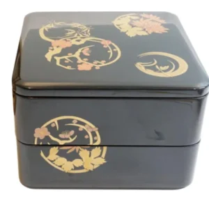 sh627 輪島塗 重箱 木箱入 漆器