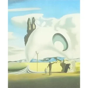 絵画 サルバドール・ダリ 雨後の隔世遺伝の痕