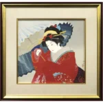 絵画 伊東深水 春雪
