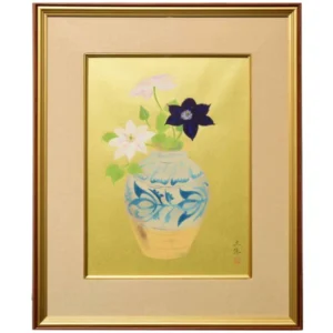 絵画 奥村土牛 瓶花