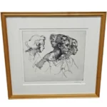 絵画 小磯良平 エッチング オフセット