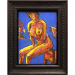 絵画 絹谷幸二 裸婦