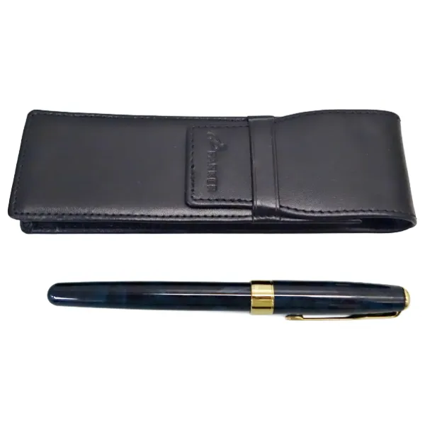 パーカー PARKER 万年筆 18K-750刻印 ケース付 」の参考買取価格(相場 