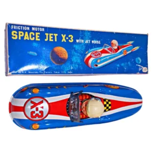 増田屋 モダントイ スペースジェット ブリキ 箱有