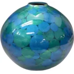 小野珀子 釉裏金銀彩花壷 九谷焼 共箱 銘有り 茶道具 華道具 花瓶 花入 伝統工芸