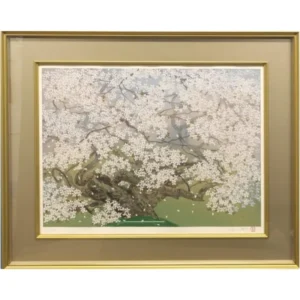 絵画 リトグラフ 中島千波 山櫻