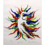 絵画 岡本太郎 愛と平和
